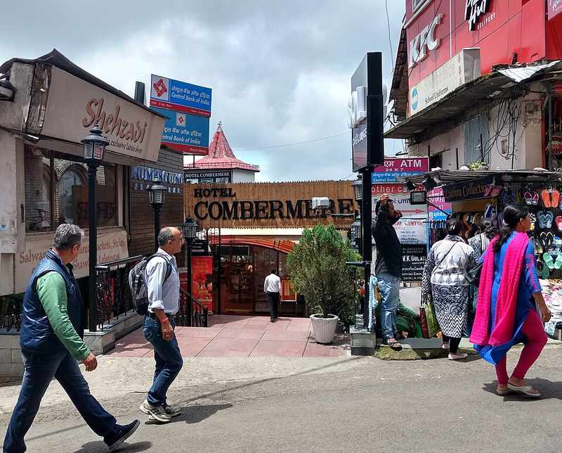 Hotel Combermere — The Mall, Shimla
