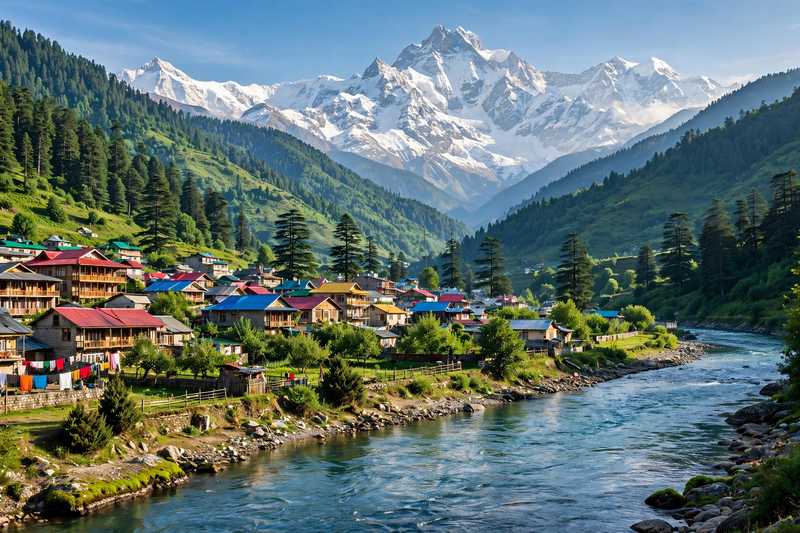 Delhi to Manali taxi route — Manali
