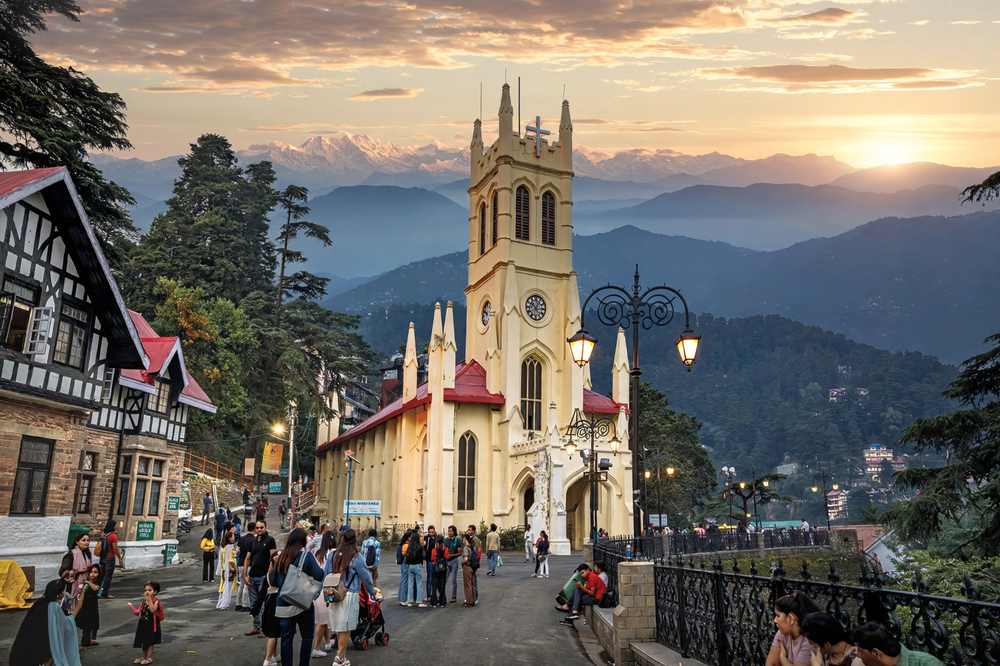 Mall Road, Shimla — Delhi Hill Circuit