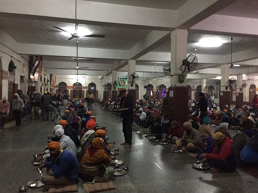 Langar hall — Delhi–Amritsar Heritage Tour